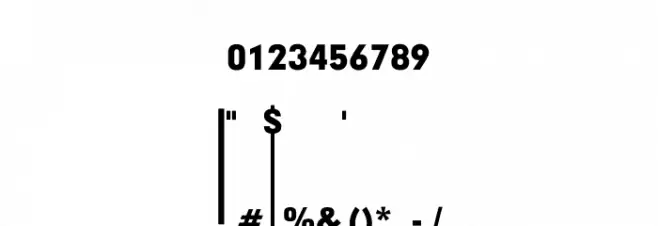 Thiamine-Regular Font OTHER CHARS