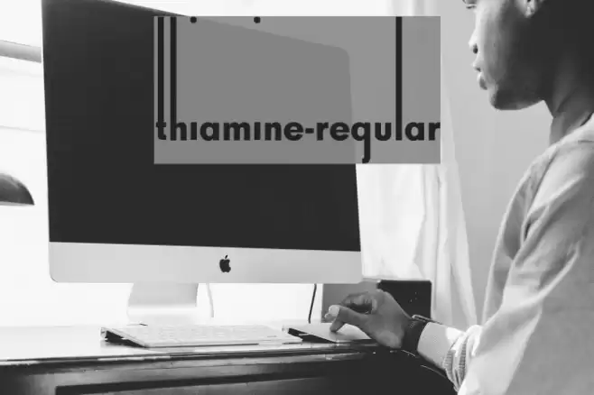 Thiamine-Regular Font examples