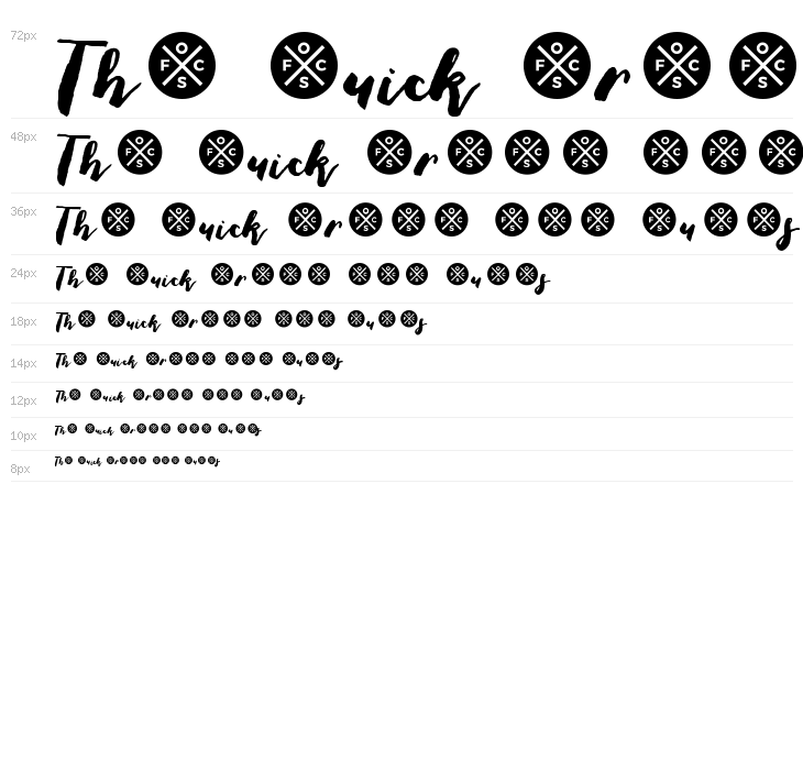 Thick Brush Demo Waterfall