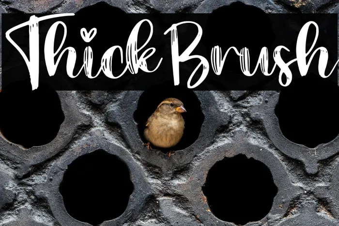 Thick Brush Example 1