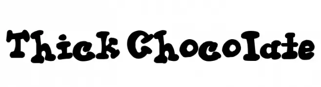 Thick Chocolate  Descarca Fonturi Gratis