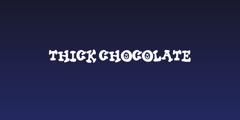 Thick Chocolate Social Header