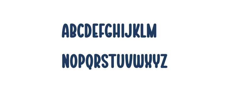 Thick Design Uppercase