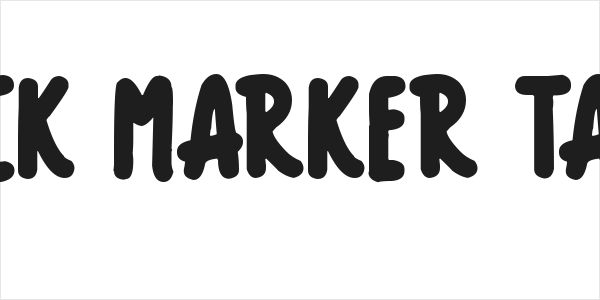 Thick Marker Talls Logo