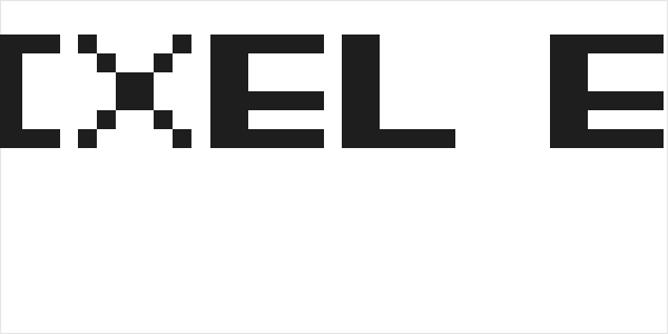 Thick Pixel Regular Logo