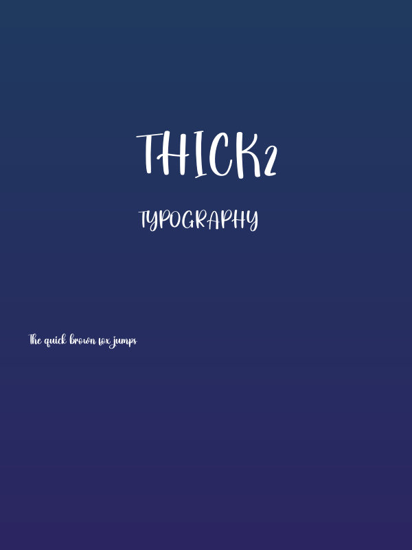 Thick2 Poster
