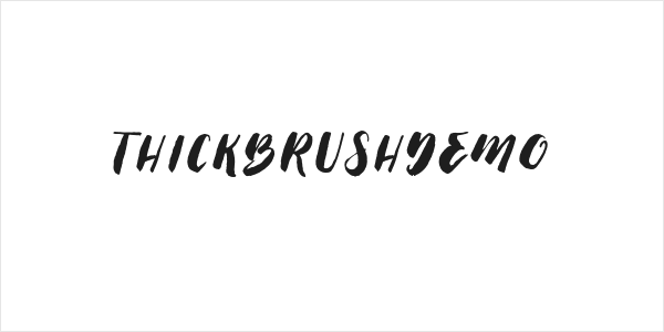 ThickBrushDemo Logo