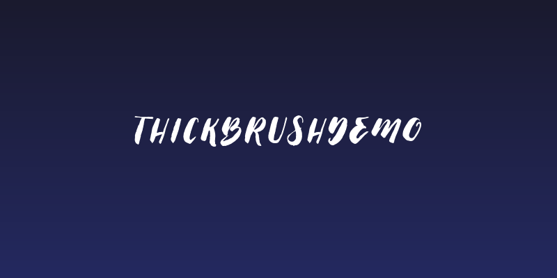 ThickBrushDemo Social Header