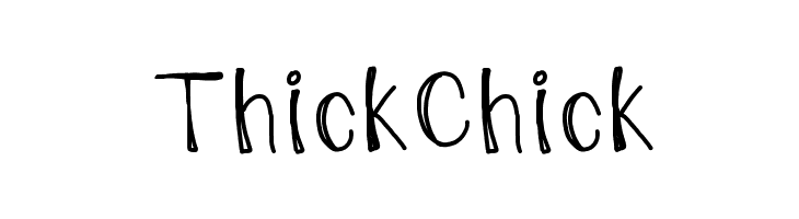 ThickChick  नि: शुल्क फ़ॉन्ट्स डाउनलोड