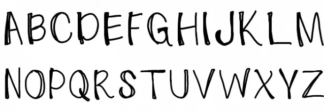 ThickChick Font Litere mari