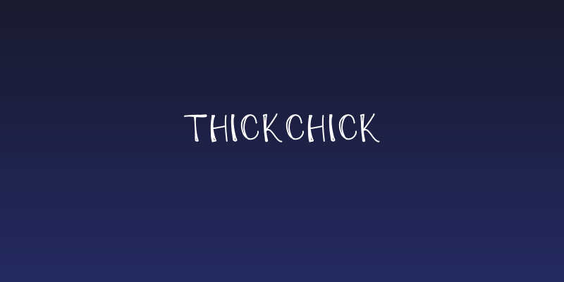 ThickChick Social Header