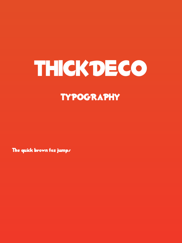 ThickDeco Poster