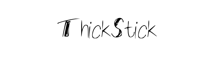 ThickStick  baixar fontes gratis