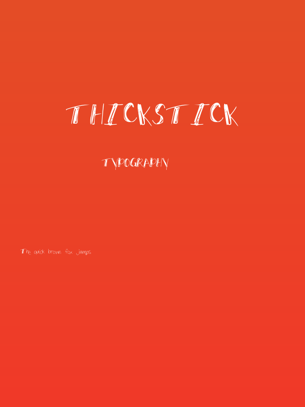 ThickStick Poster