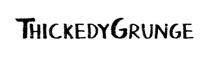 Thickedy Grunge  لخطوط تنزيل