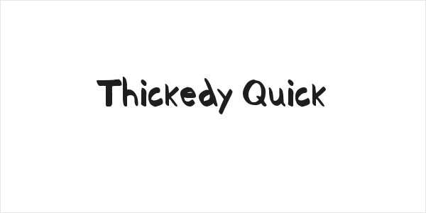 Thickedy Quick Logo