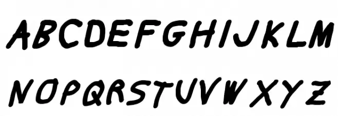 Thicker Than... Italic Font Litere mari