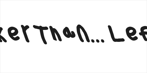 Thicker Than... Leftalic Logo