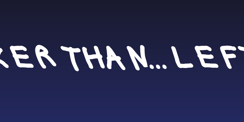 Thicker Than... Leftalic Social Header