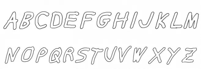 Thicker Than... Water Italic Шрифта ВЕРХНИЙ