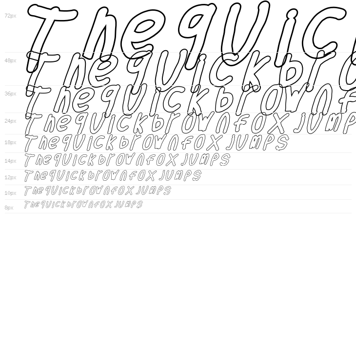 Thicker Than... Water Italic Waterfall