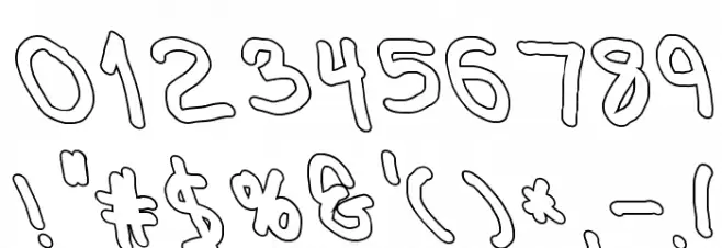 Thicker Than... Water Leftalic Font OTHER CHARS