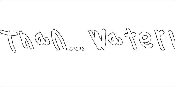 Thicker Than... Water Leftalic Logo