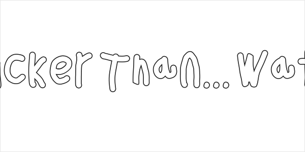 Thicker Than... Water Logo