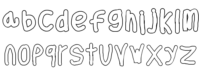 Thicker Than... Water Font LOWERCASE