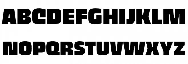 Thicker Trial Black Schriftart Groß