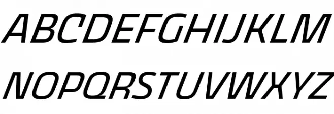 Thicker Trial Regular Italic خط أحرف كبيرة