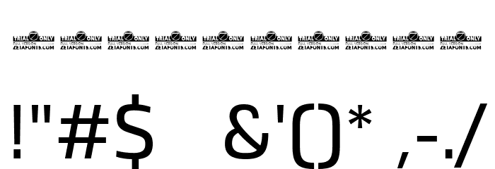 Thicker Trial Regular Upright Font OTHER CHARS