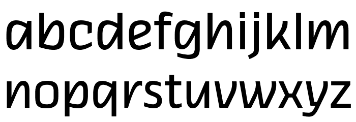 Thicker Trial Regular Upright Font LOWERCASE