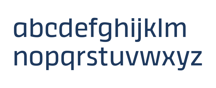 Thicker Trial Regular Lowercase