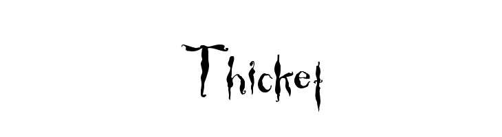 Thicket  免费字体下载
