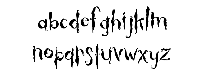Thicket Font LOWERCASE