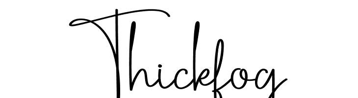 Thickfog  Free Fonts Download