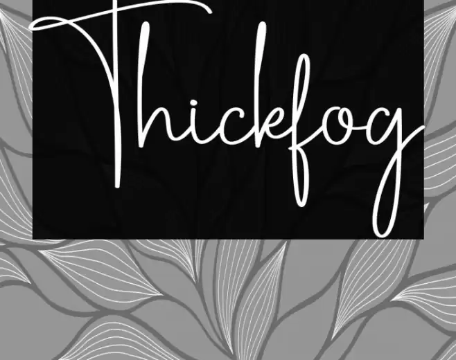 Thickfog Caratteri examples