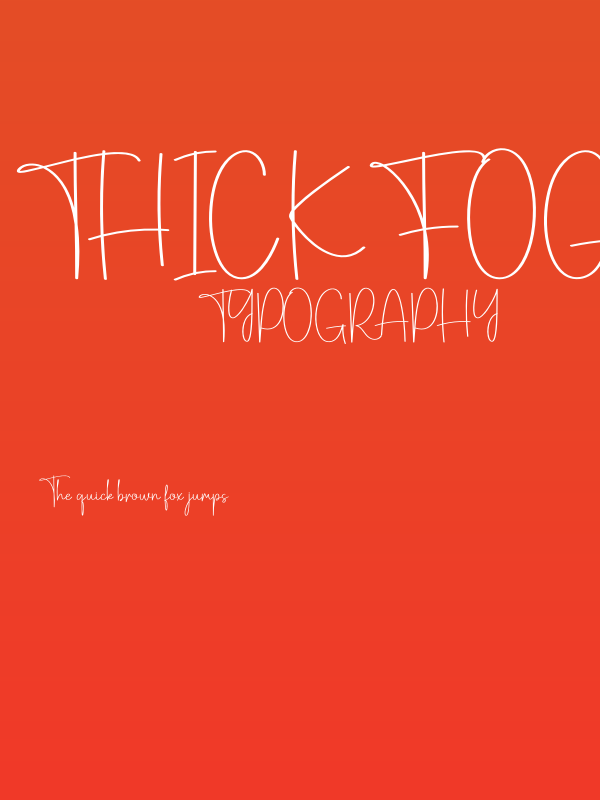 Thickfog Poster