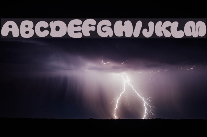 Thickhead Dark Font examples
