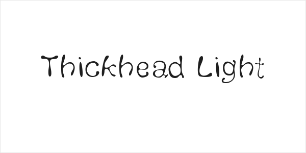 Thickhead Light Logo