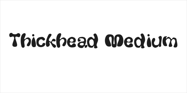 Thickhead Medium Logo