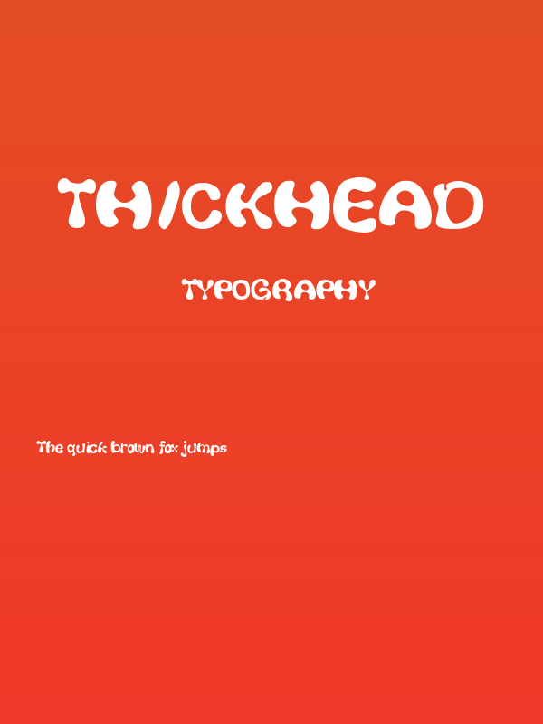 Thickhead Poster