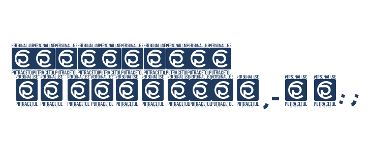 Thickline Personal Use Other Characters