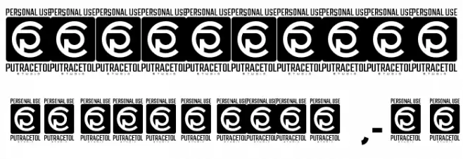Thickline Personal Use Font OTHER CHARS
