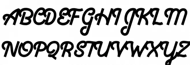 Thickline Personal Use Polices MAJUSCULES