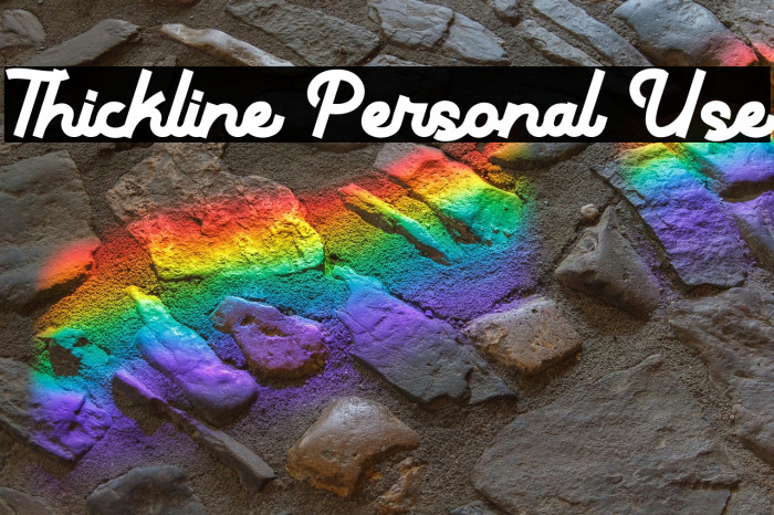 Thickline Personal Use Example 3