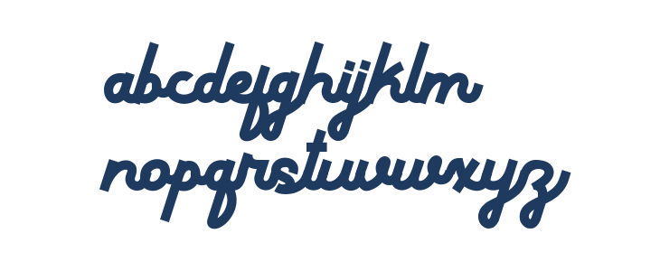 Thickline Personal Use Lowercase