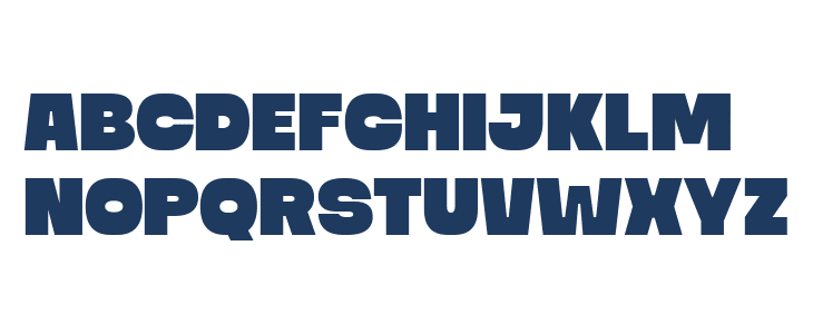 ThickoDEMO Regular Uppercase