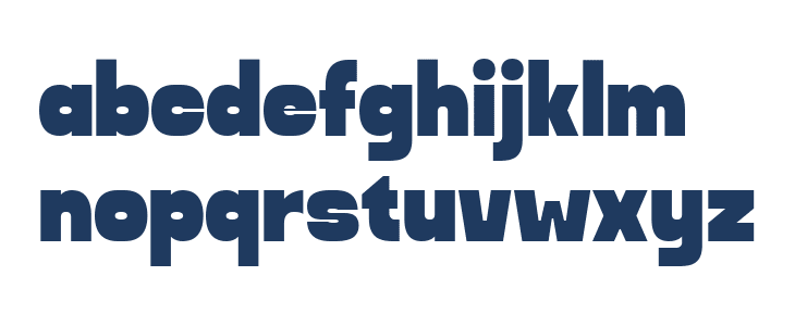 ThickoDEMO Regular Lowercase
